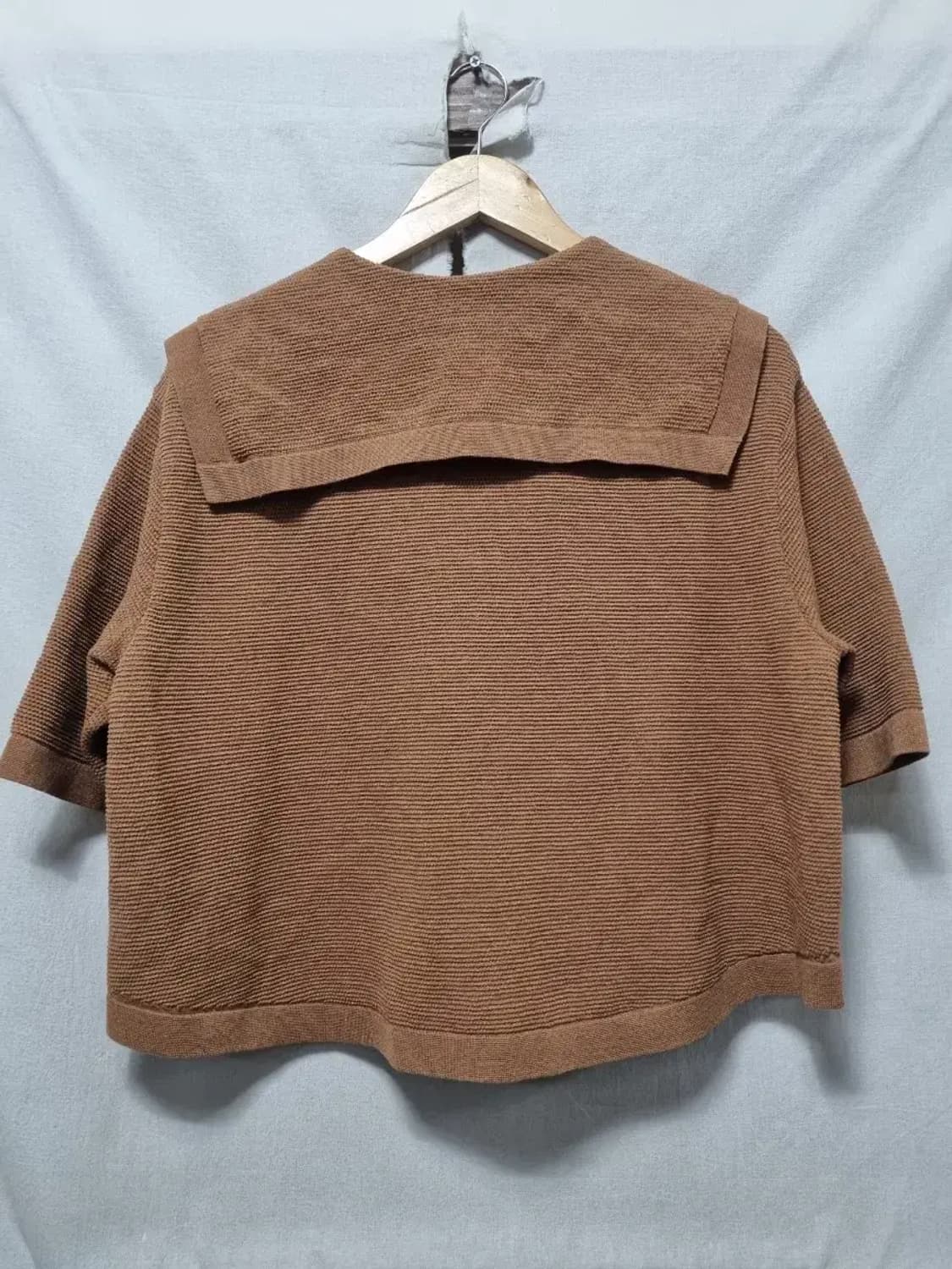 SJ SJ 카라넥 반팔 니트 가디건 F 상품이미지2