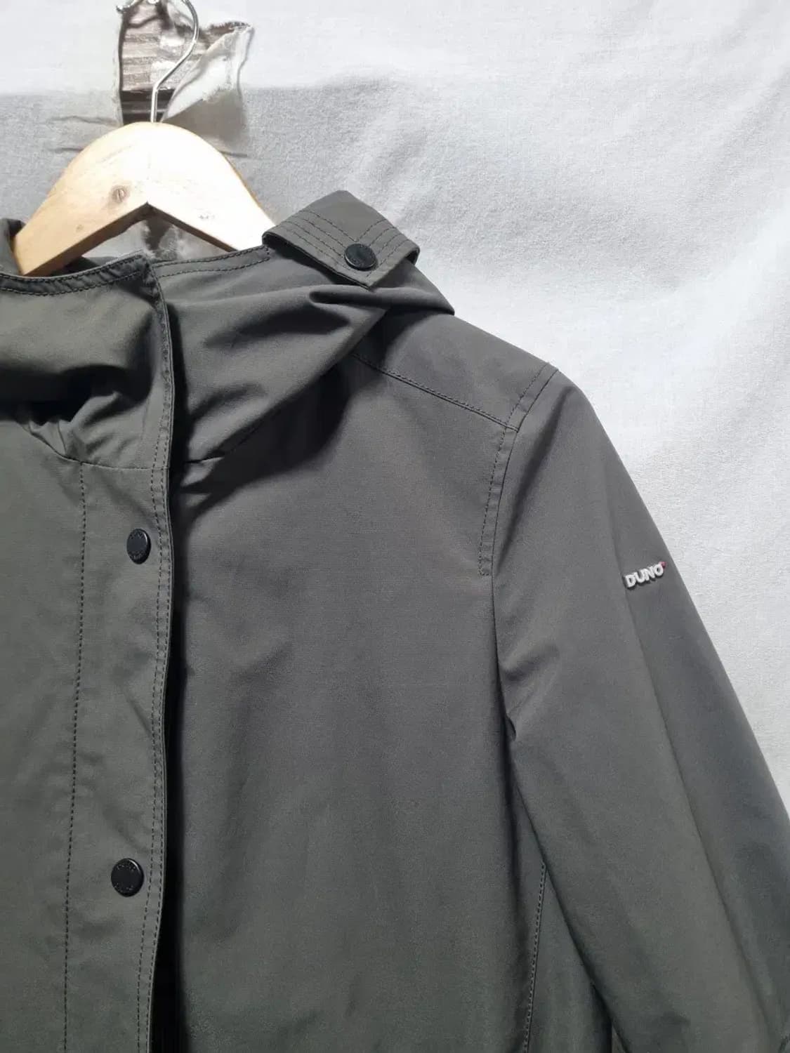 DUNO 카키 후드 롱 바람막이 자켓 42 상품이미지3
