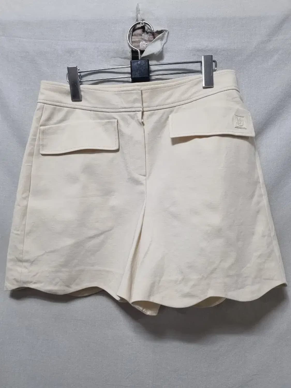 마인 아이보리 웨이브 컷 반바지 L 상품이미지1