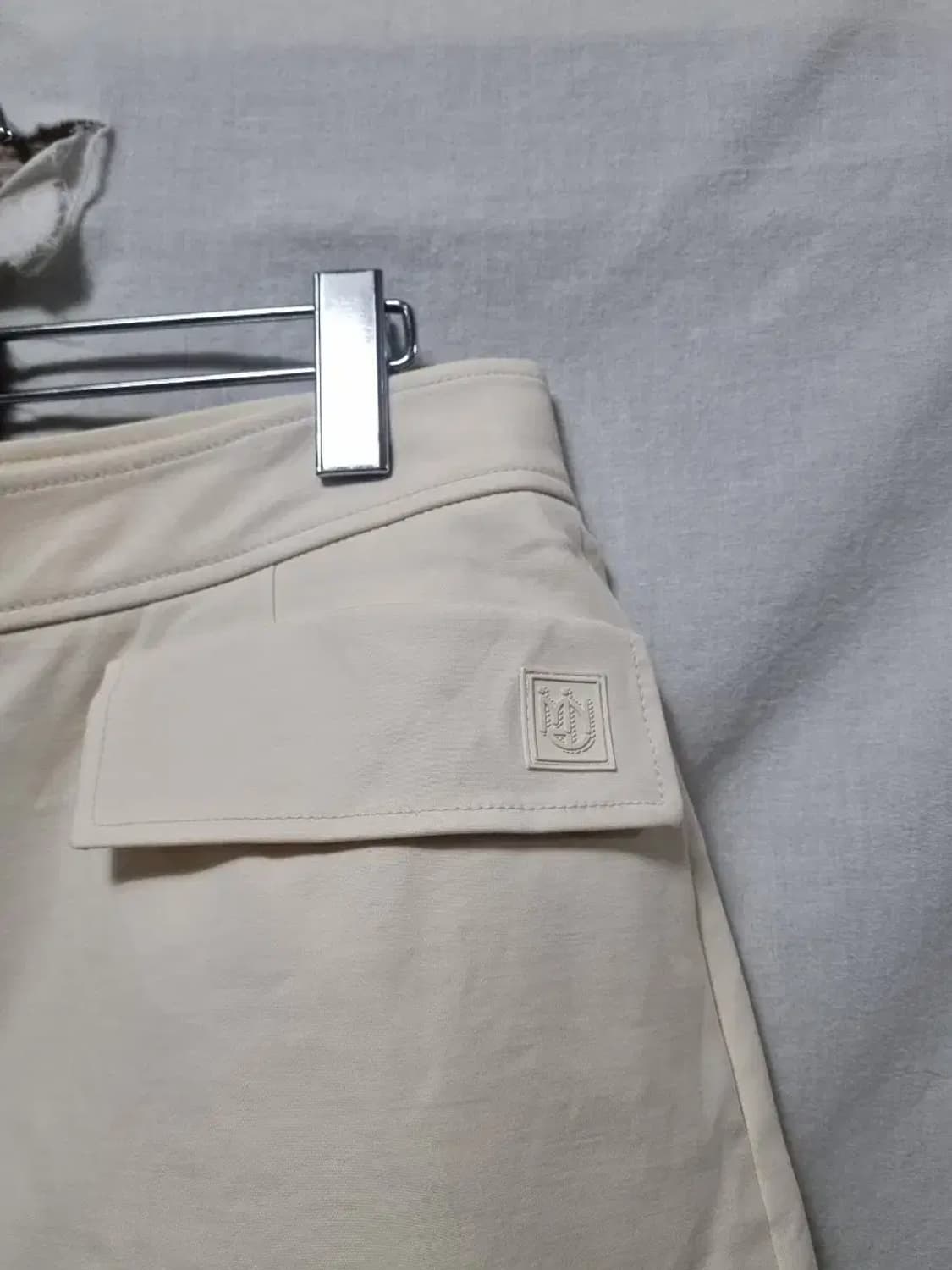 마인 아이보리 웨이브 컷 반바지 L 상품이미지3