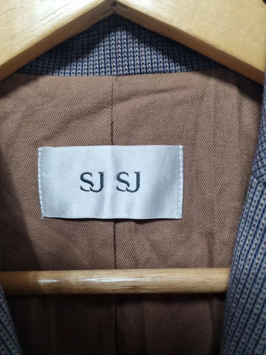 SJSJ 더블 버튼 체크 자켓 85 상품이미지4