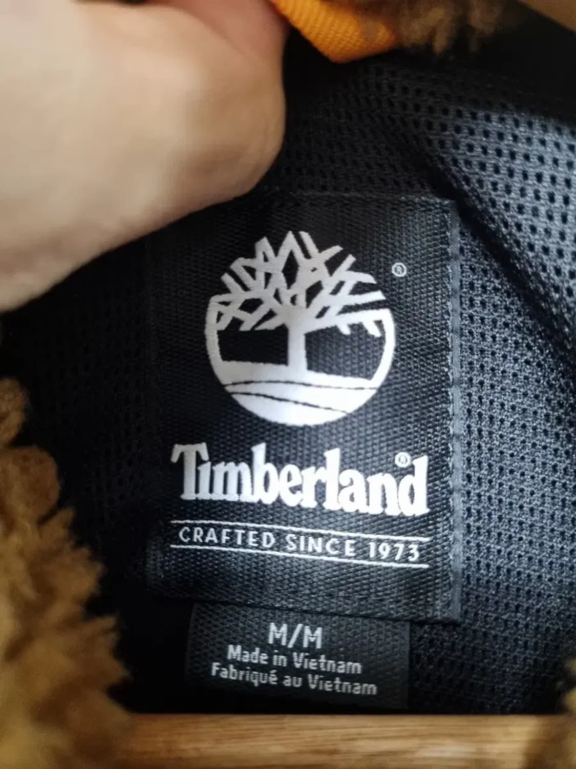 팀버랜드 컬러블록 양털 조끼 M 상품이미지4