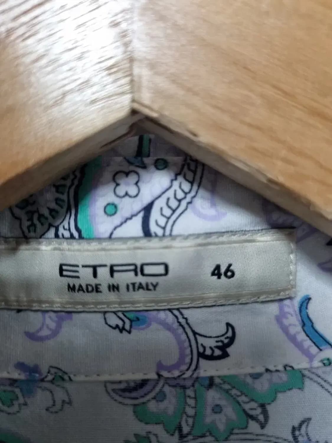 에트로 패턴 셔츠 블라우스 90 상품이미지4