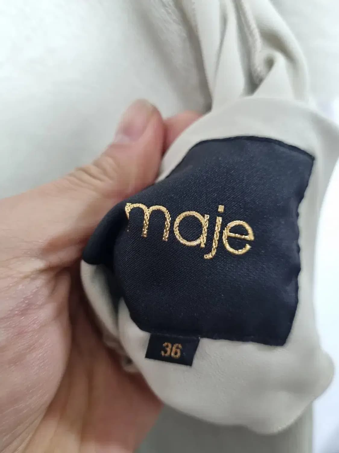 마쥬 무스탕 양모 양면 코트 자켓 36 상품이미지6