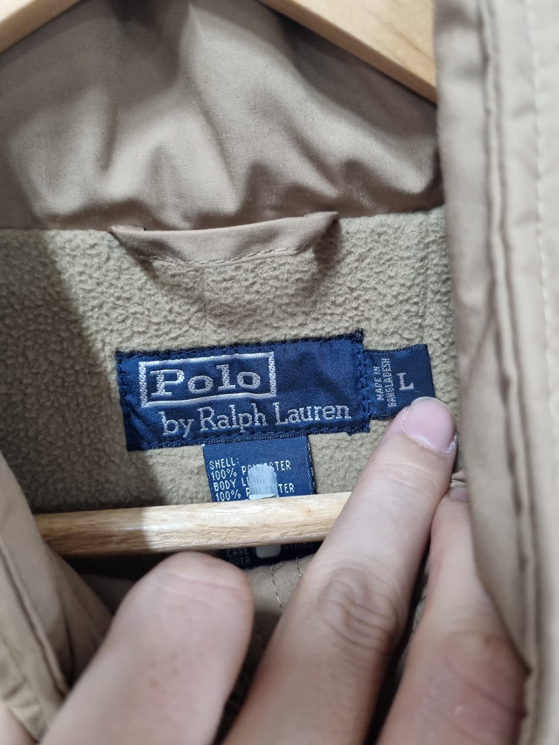 폴로 랄프로렌 블루종 점퍼 L 상품이미지4