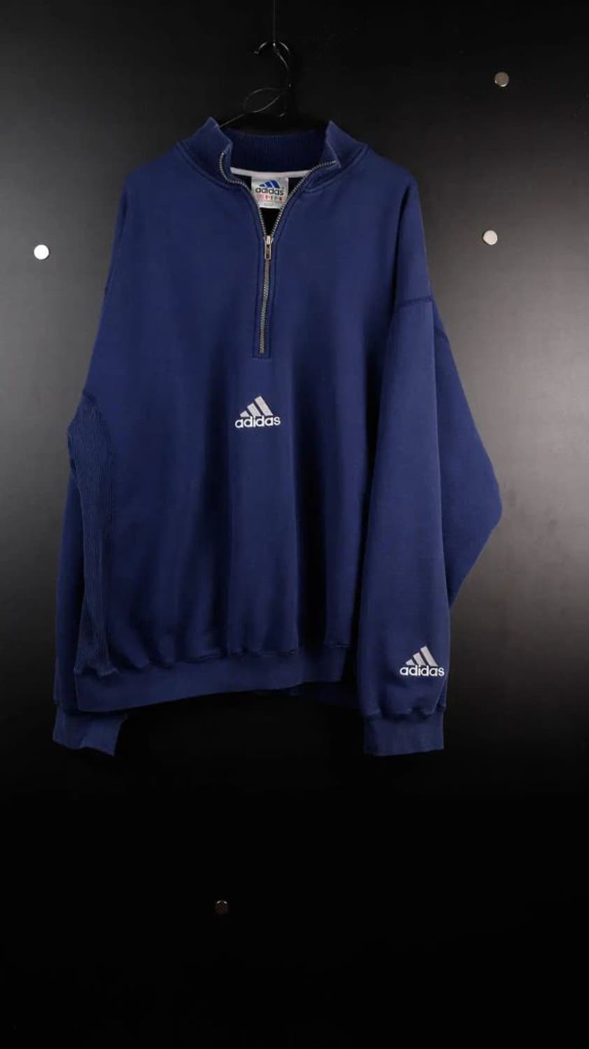 [XL] 아디다스 네이비 하프집업 상품이미지1