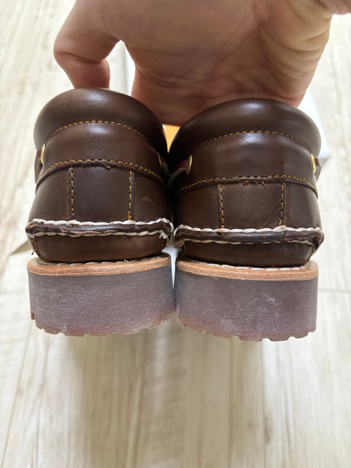 팀버랜드 3아이 보트슈즈 브라운 275 상품이미지5