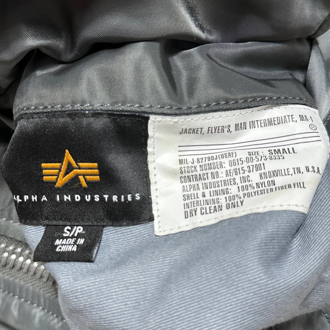 S 알파인더스트리 MA-1 리버시블 자켓 상품이미지6