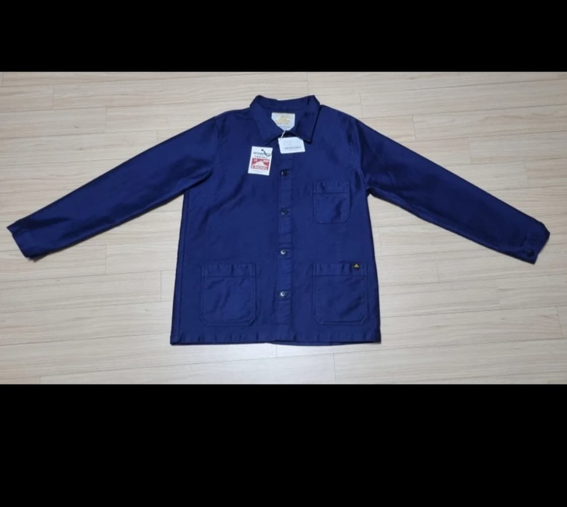 르몽생미셸 남성 몰스킨 워크자켓 블루 50 상품이미지3