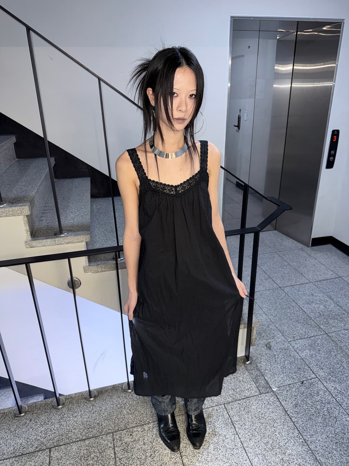 lace up dress 상품이미지1