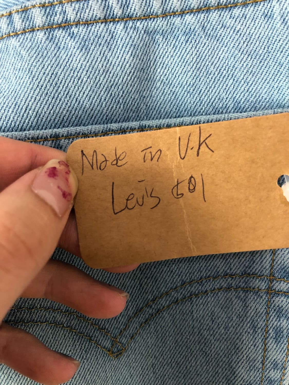 리바이스 501 메이드인 UK 상품이미지7
