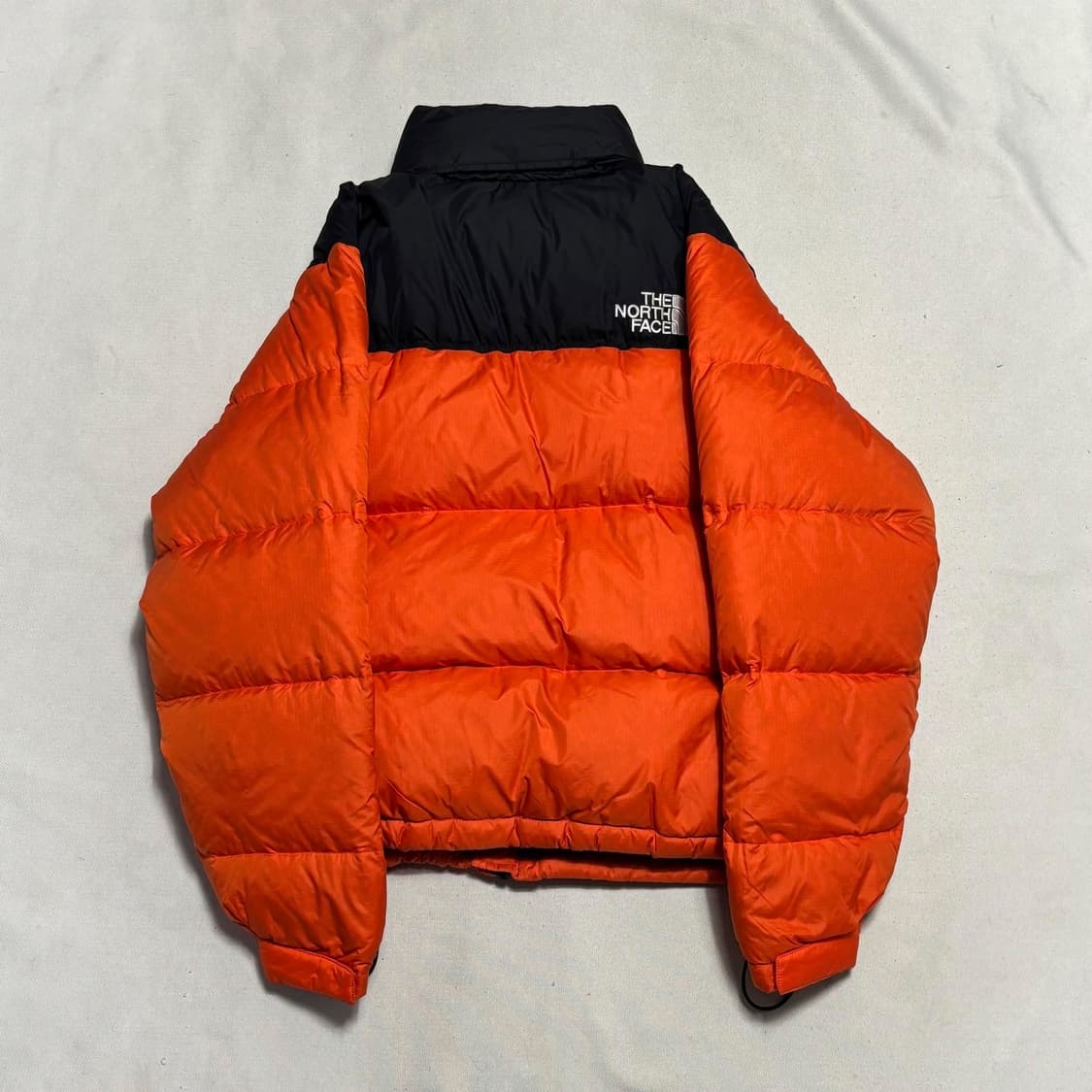 노스페이스 1996 눕시 오렌지 다운 패딩 상품이미지4