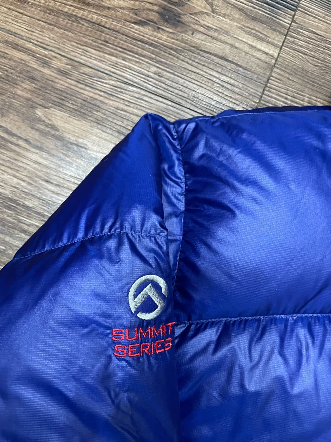 노스페이스 아콘카구아 써밋 다운 패딩 자켓 블루 상품이미지5