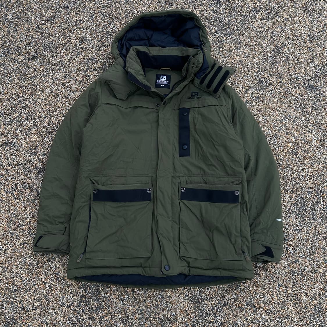 살로몬 카키 프라임 덕다운 자켓 상품이미지1