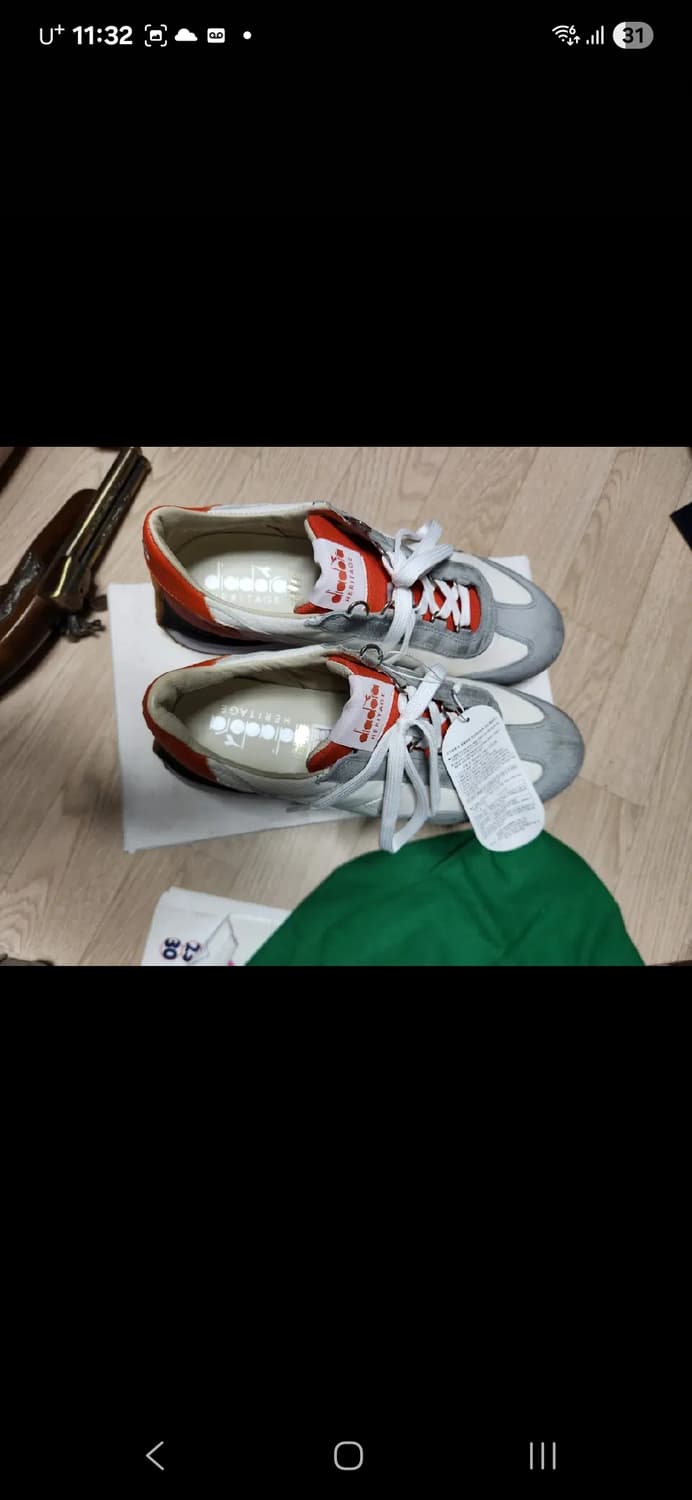 (새상품)DIADORA HERITAGE 더티 오렌지 275 상품이미지7