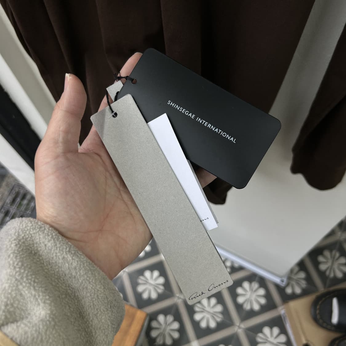 16386 - 23F/W 릭오웬스 룩소르 베이직 롱슬리브 상품이미지3