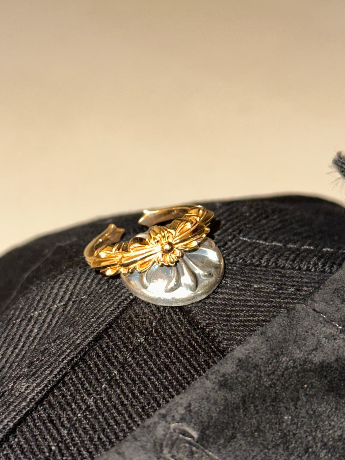 크롬하츠 22k 더블 베이비 플로랄 링 상품이미지6