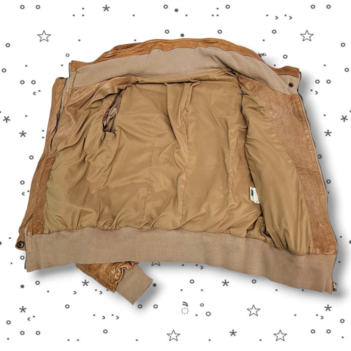 VTG 오렌지 브라운 양가죽자켓 상품이미지6