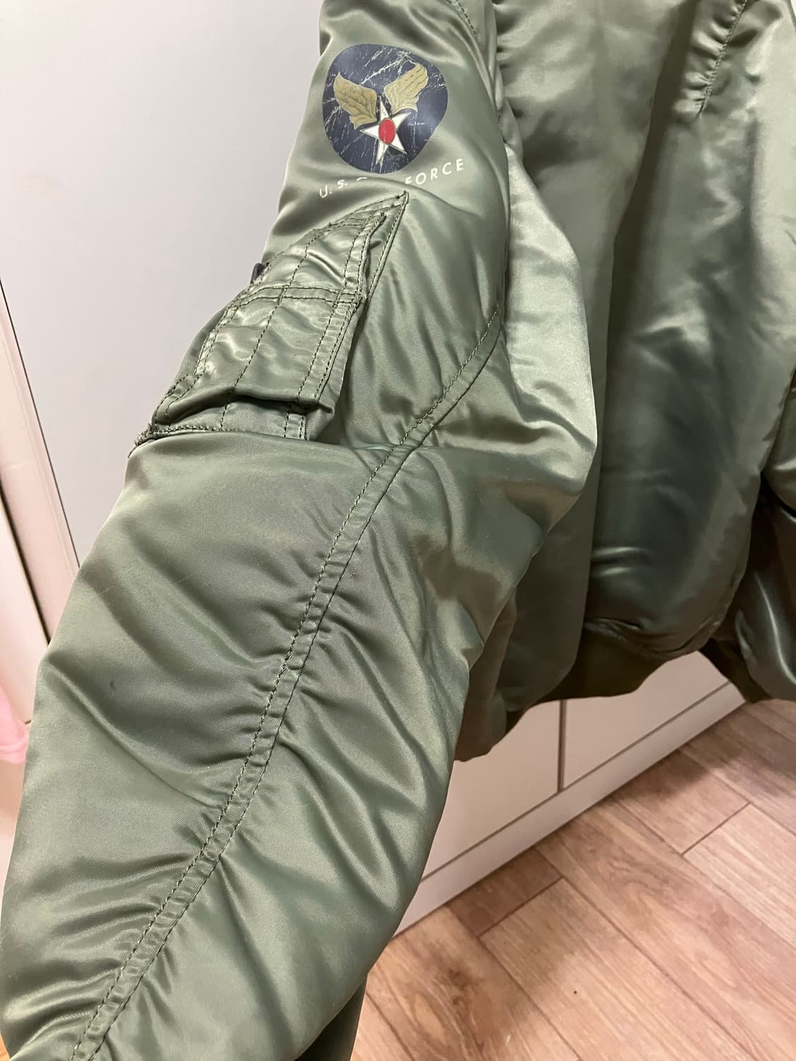 빈티지 항공점퍼 항점 코디세트 큐빈티지 큐빈 상품이미지3