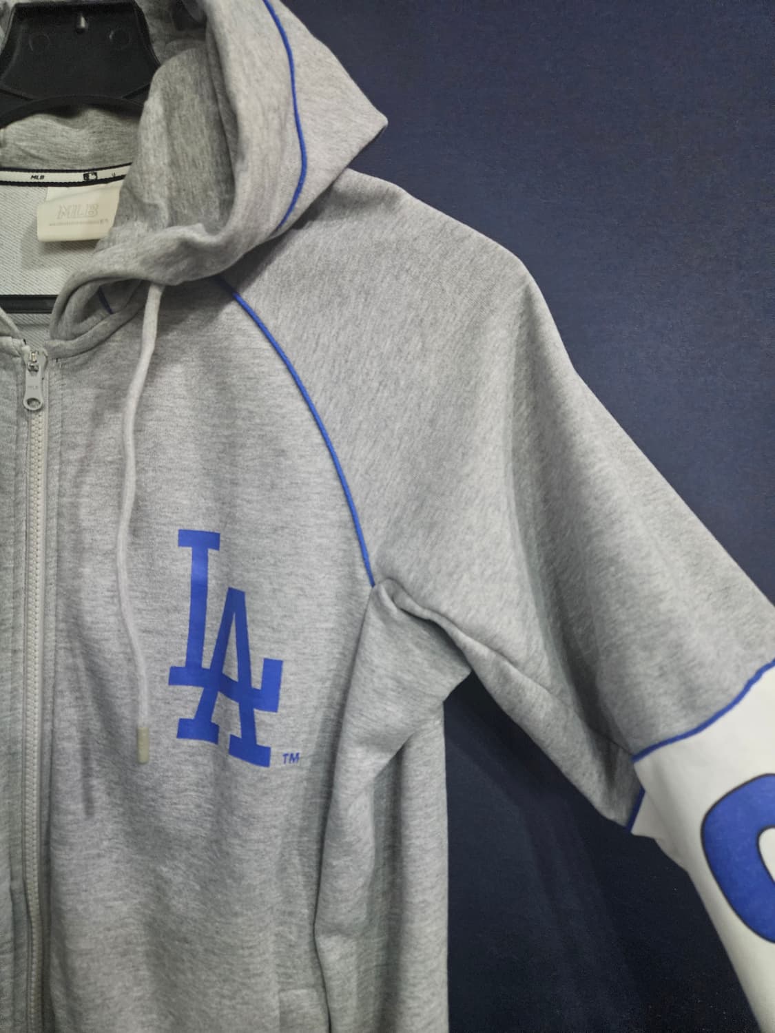 MLB 다저스 프린팅 그레이 남성 오버핏 95 후드집업  상품이미지4