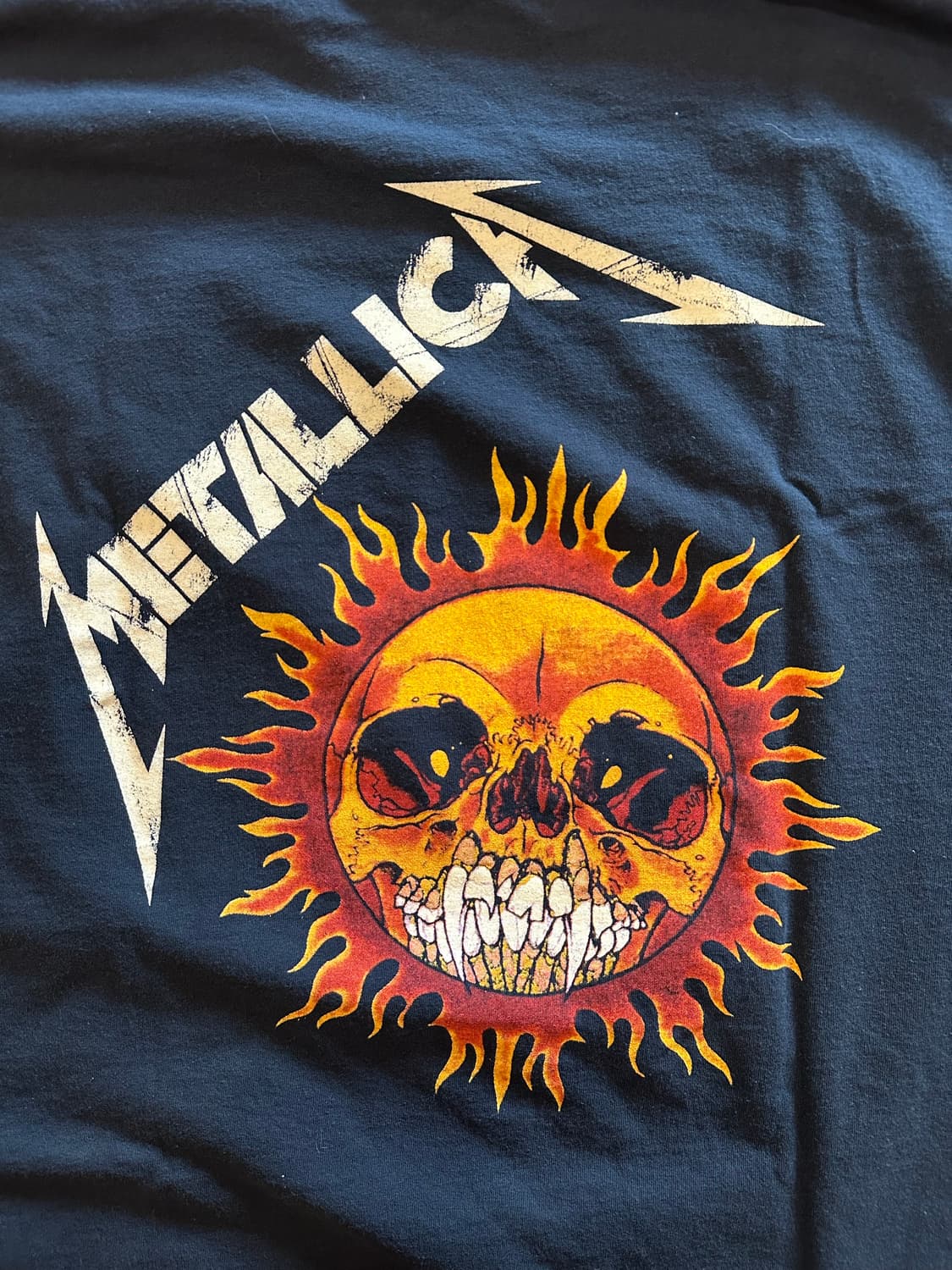 메탈리카(Metallica) "플레이밍 스컬" - XL 상품이미지6