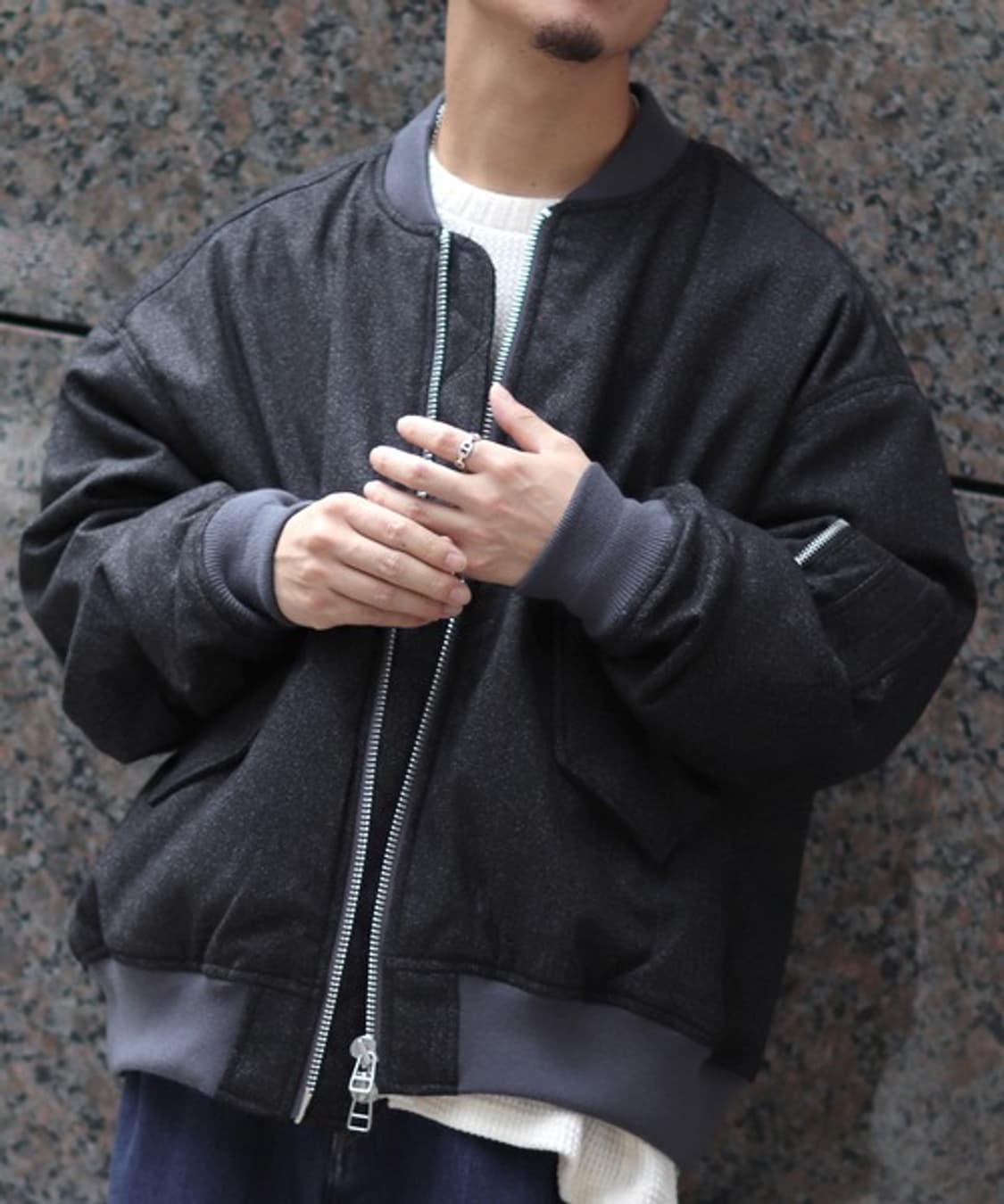 네임 NAME. Wool MA-1 상품이미지4