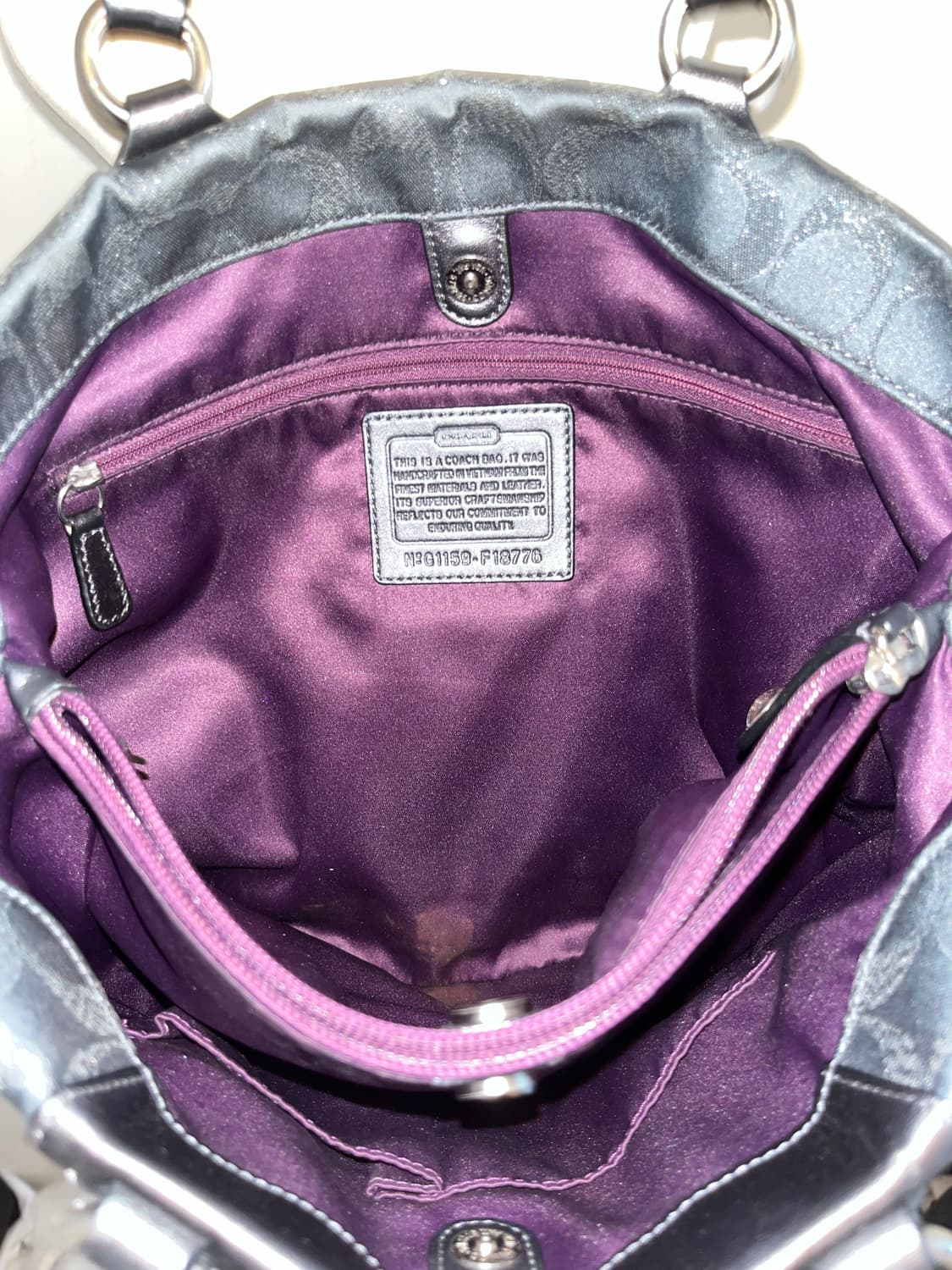 90ss COACH darkgray Shoulder bag 상품이미지8