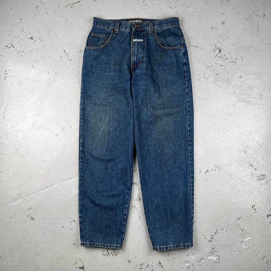 빈티지 Boss Jeans 자수 로고 데님 팬츠 상품이미지3