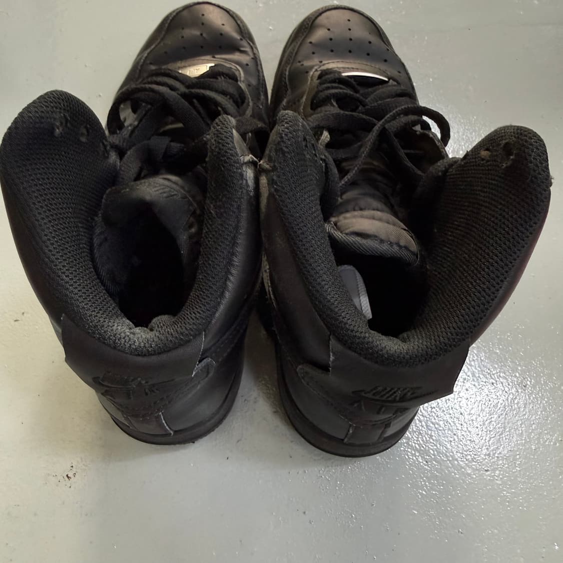 260 나이키 에어포스 블랙 하이탑 0406T 상품이미지3