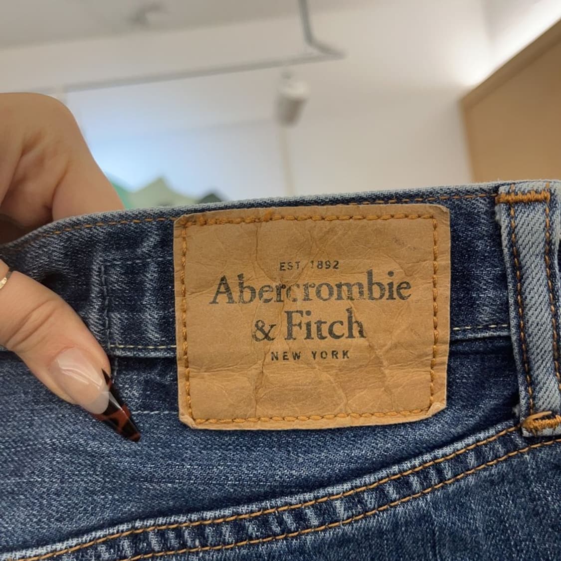 아베크롬비 빈티지 데미지 찢청 부츠컷 데님팬츠 31인치 C08350 상품이미지5