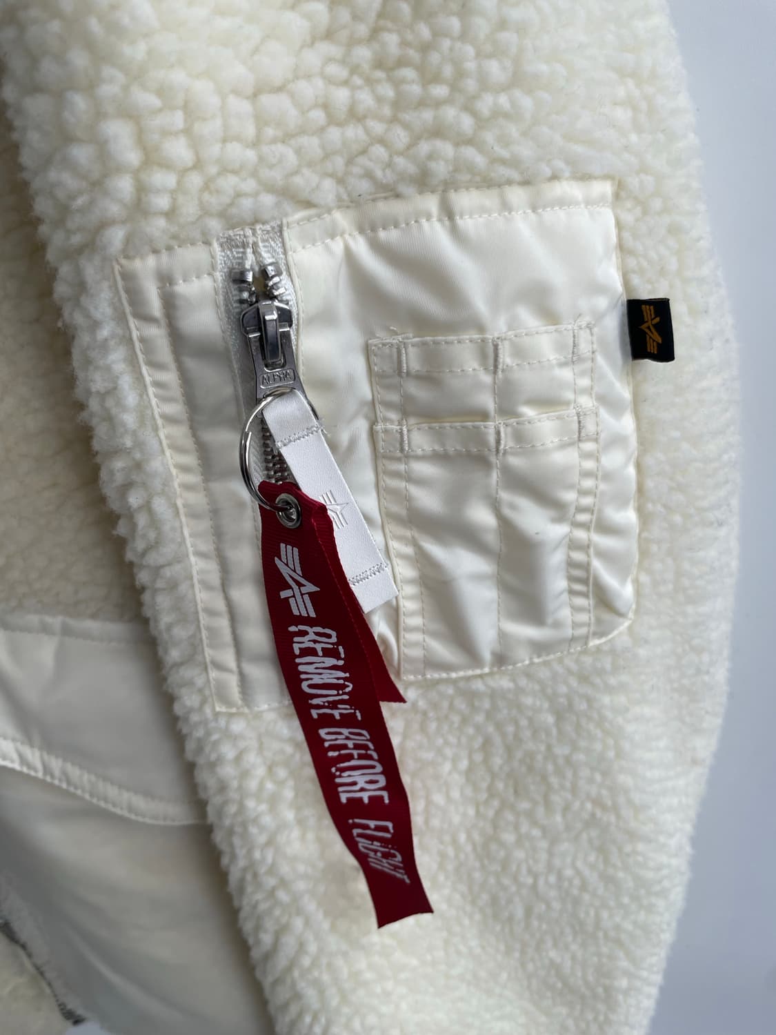 알파인더스트리 MA-1 Teddy Jacket(L싸이즈) 상품이미지6