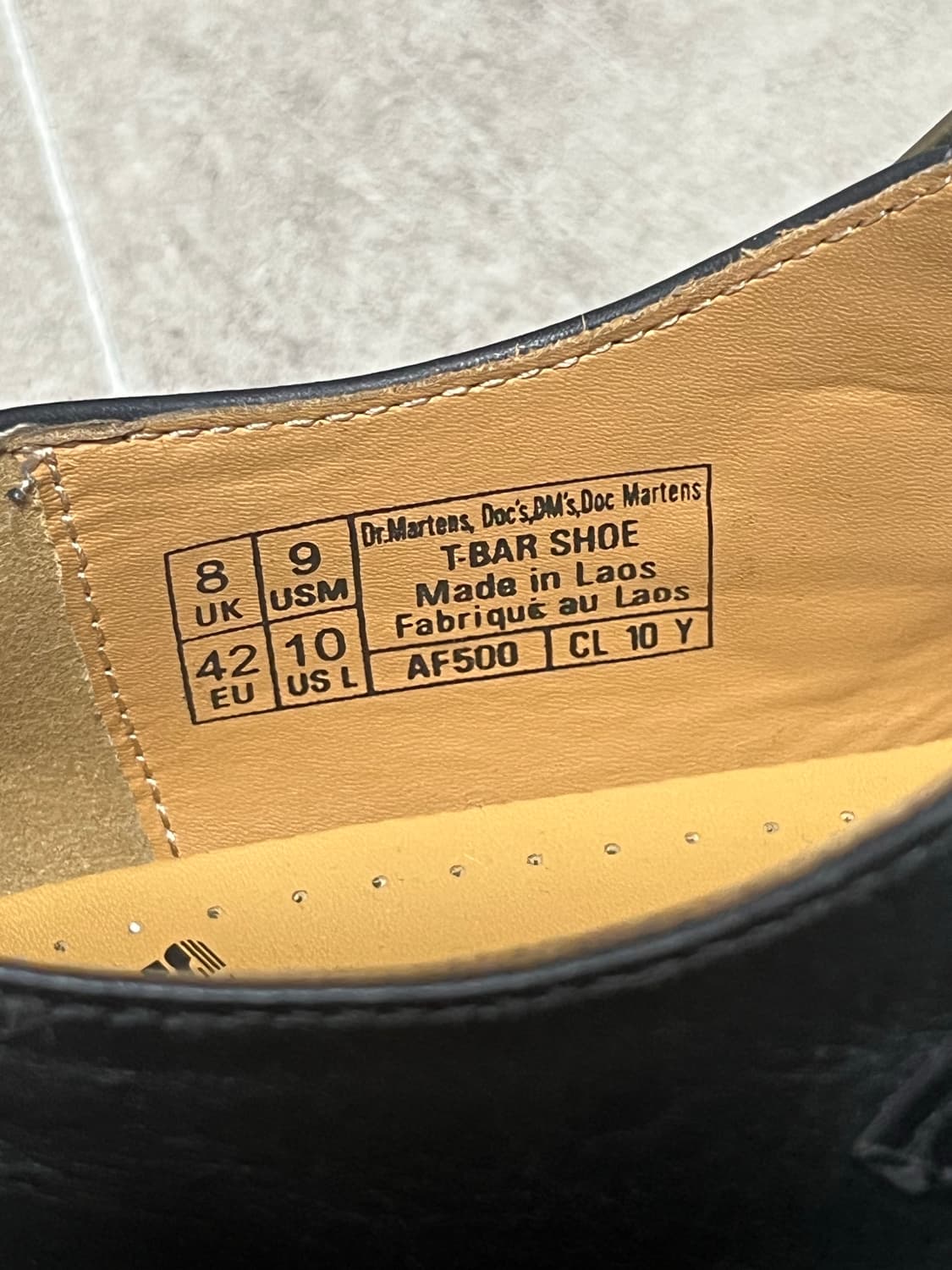 닥터마틴 티바 남성용 메리제인 270 (us9) 상품이미지3