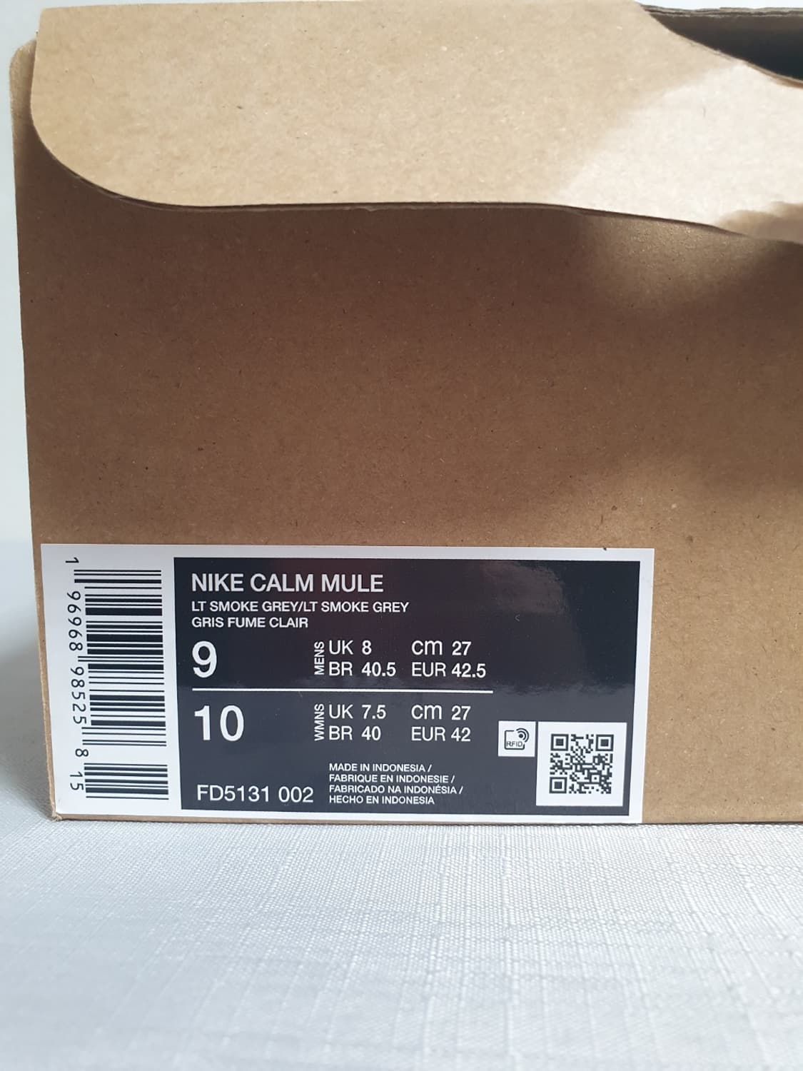 미사용 새상품 270mm 나이키 클로그 캄 뮬 상품이미지9