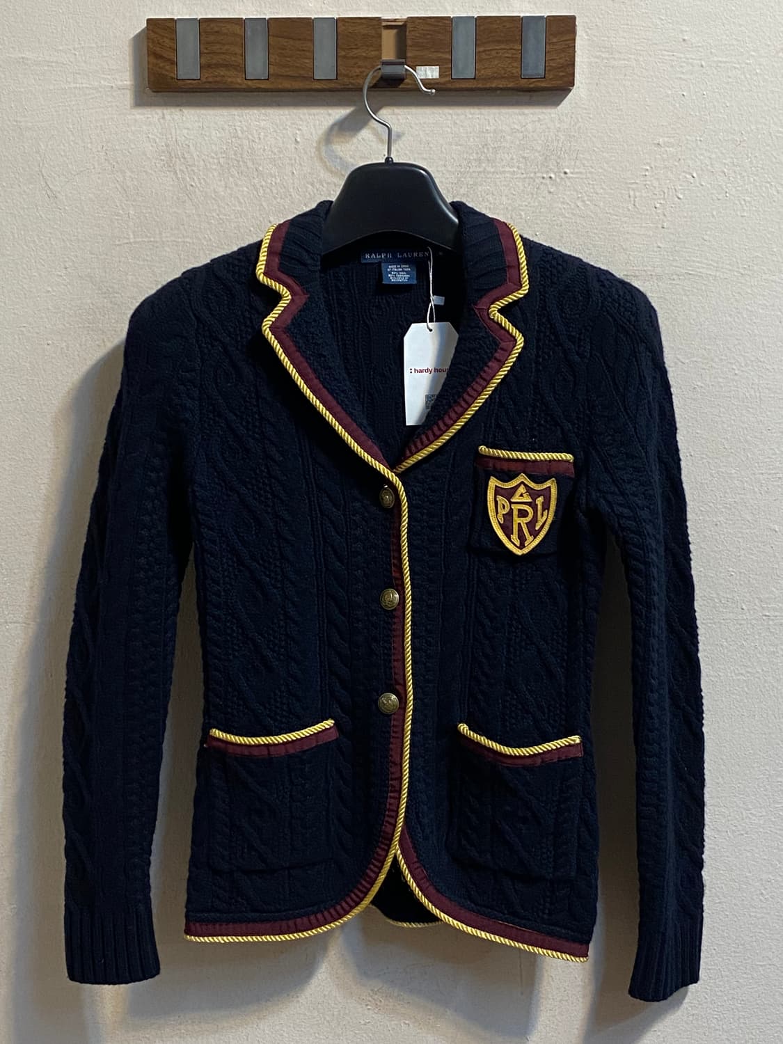 폴로 랄프로렌 크레스트 케이블 니트 가디건 상품이미지1