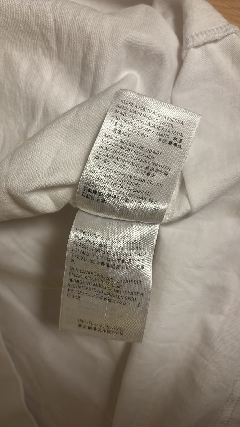 발렌시아가 20SS 파리 플래그 티셔츠 s 상품이미지6