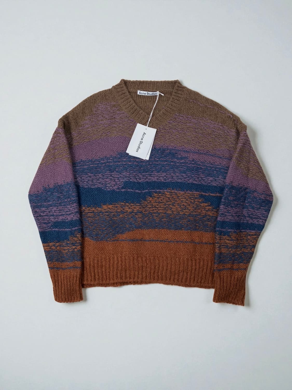 아크네 스튜디오 그레디언트 모헤어 스웨터 니트 멀티컬러 S사이즈 상품이미지1
