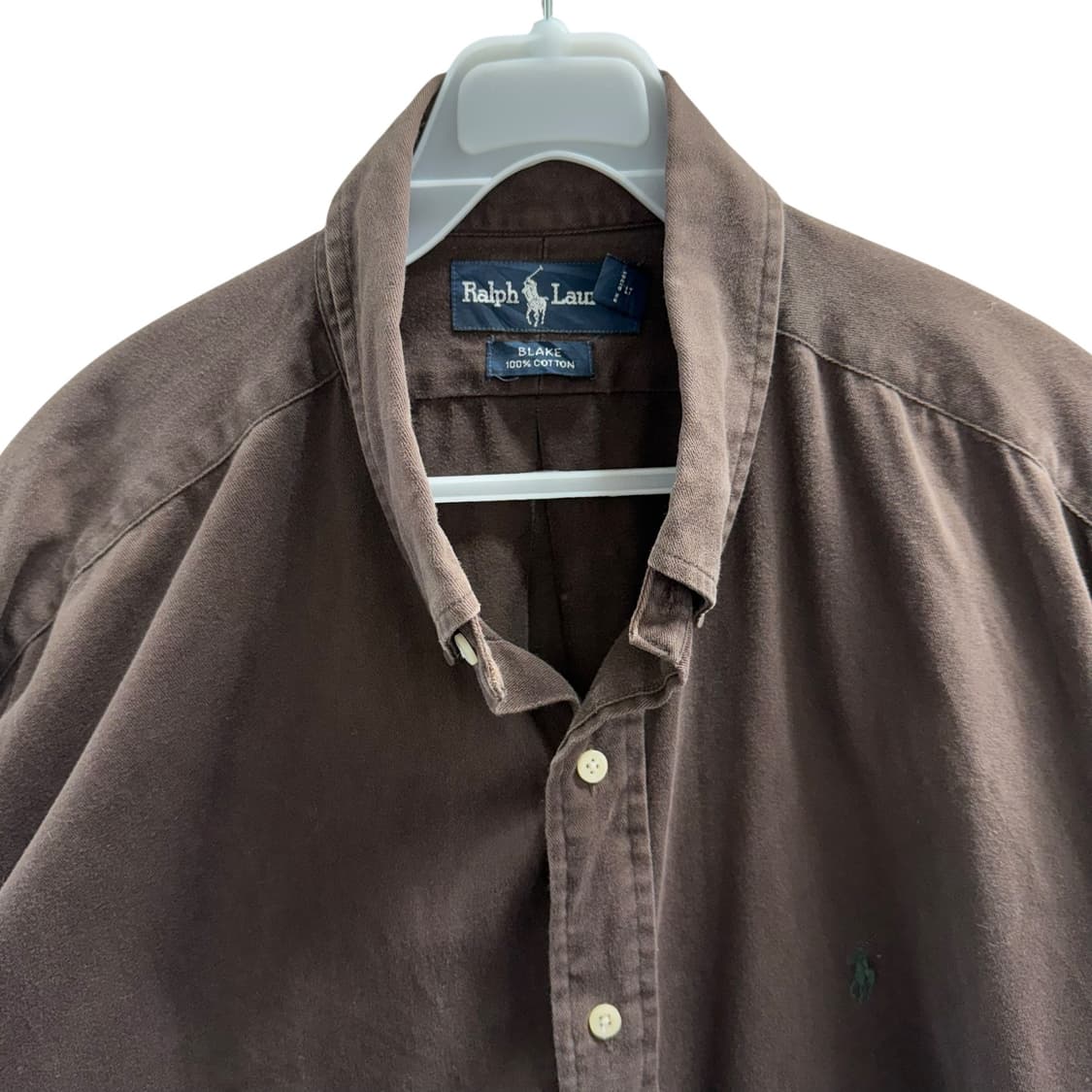 [XL] 폴로 브라운 코튼 셔츠 상품이미지5