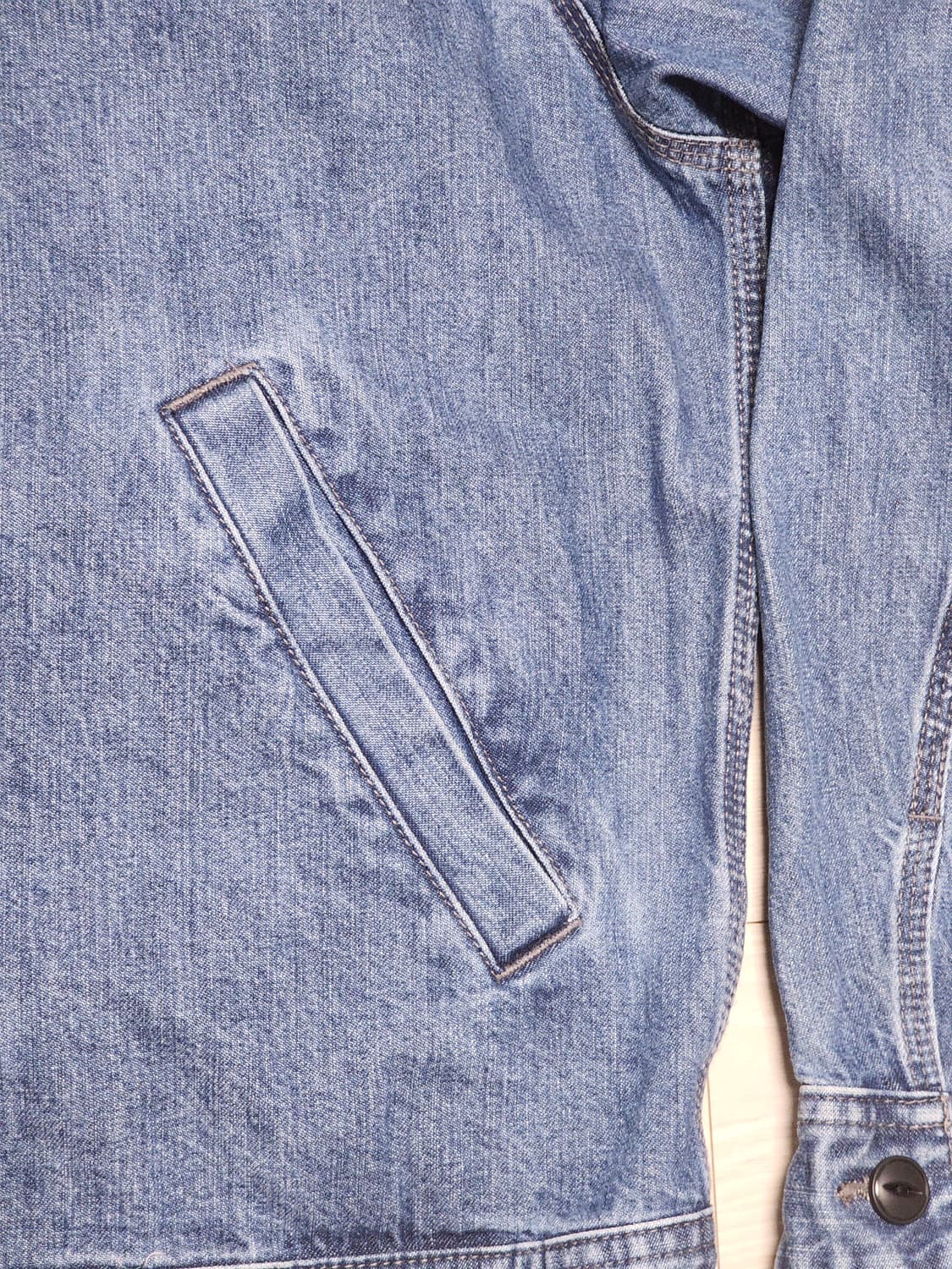 유니클로 데님집업블루종 XL 상품이미지4