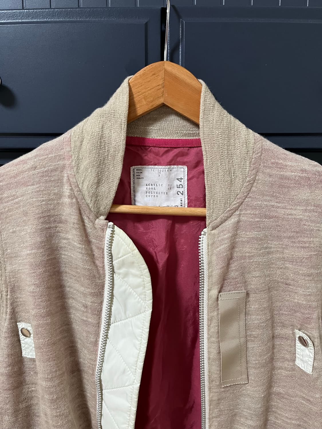 사카이 니트 ma-1 상품이미지2