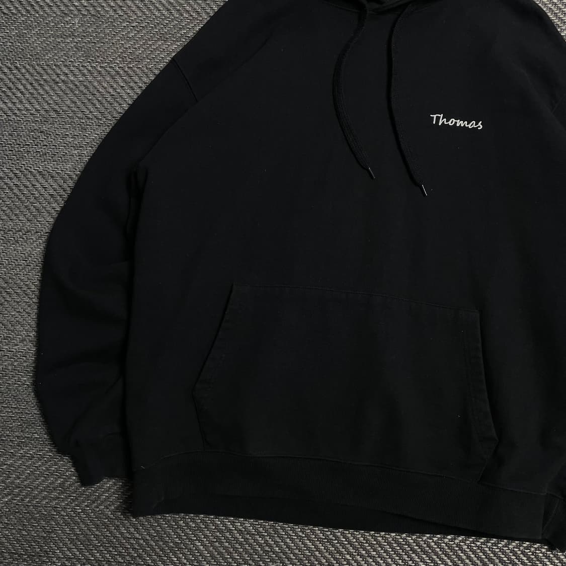 꼼파뇨 광복절 백 프린팅 빅로고 박시핏 후드 티셔츠y 5322 상품이미지5