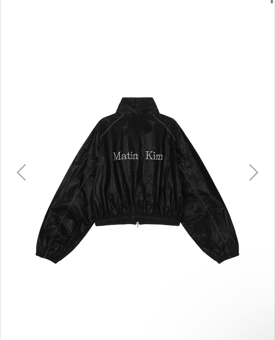 마뗑킴 바람막이 블랙 상품이미지1