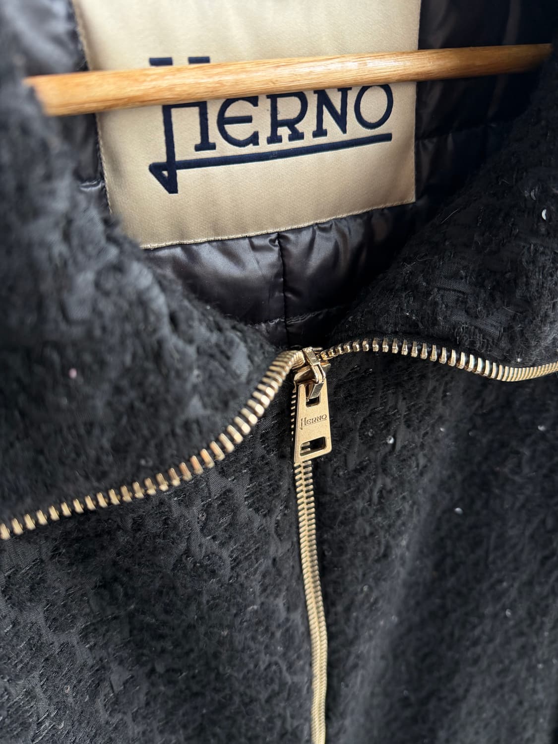 42/ 에르노 트위드 스팽글 구스다운 코트 패딩 상품이미지5