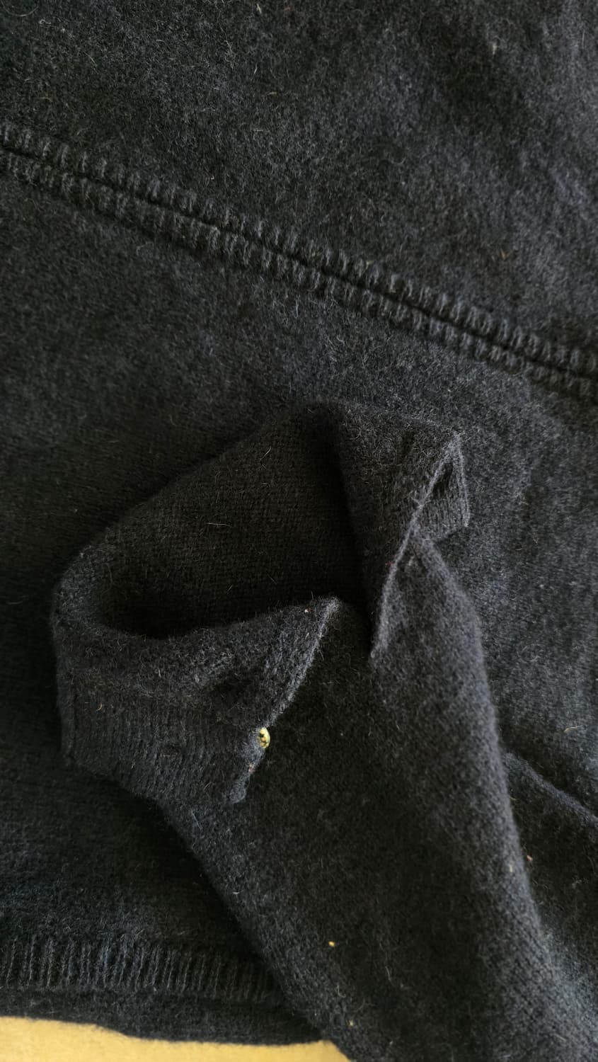 L.L.BEAN 엘엘빈 셔틀랜드 울 집업 니트 XL 네이비 상품이미지8