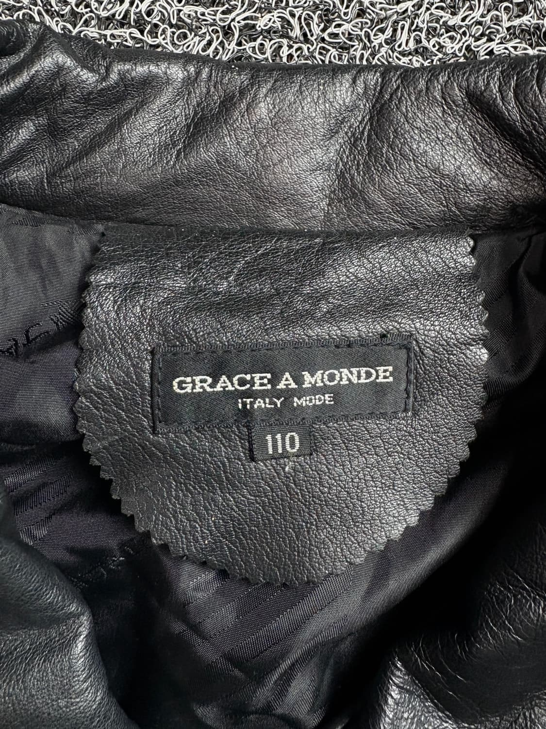 GRACE A MONDE 아카이브 드럼 다이드 카우하이드 가죽 코트 21 상품이미지3