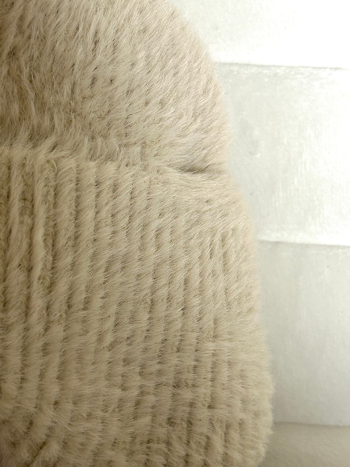 앙고라 베이지 비니 상품이미지2