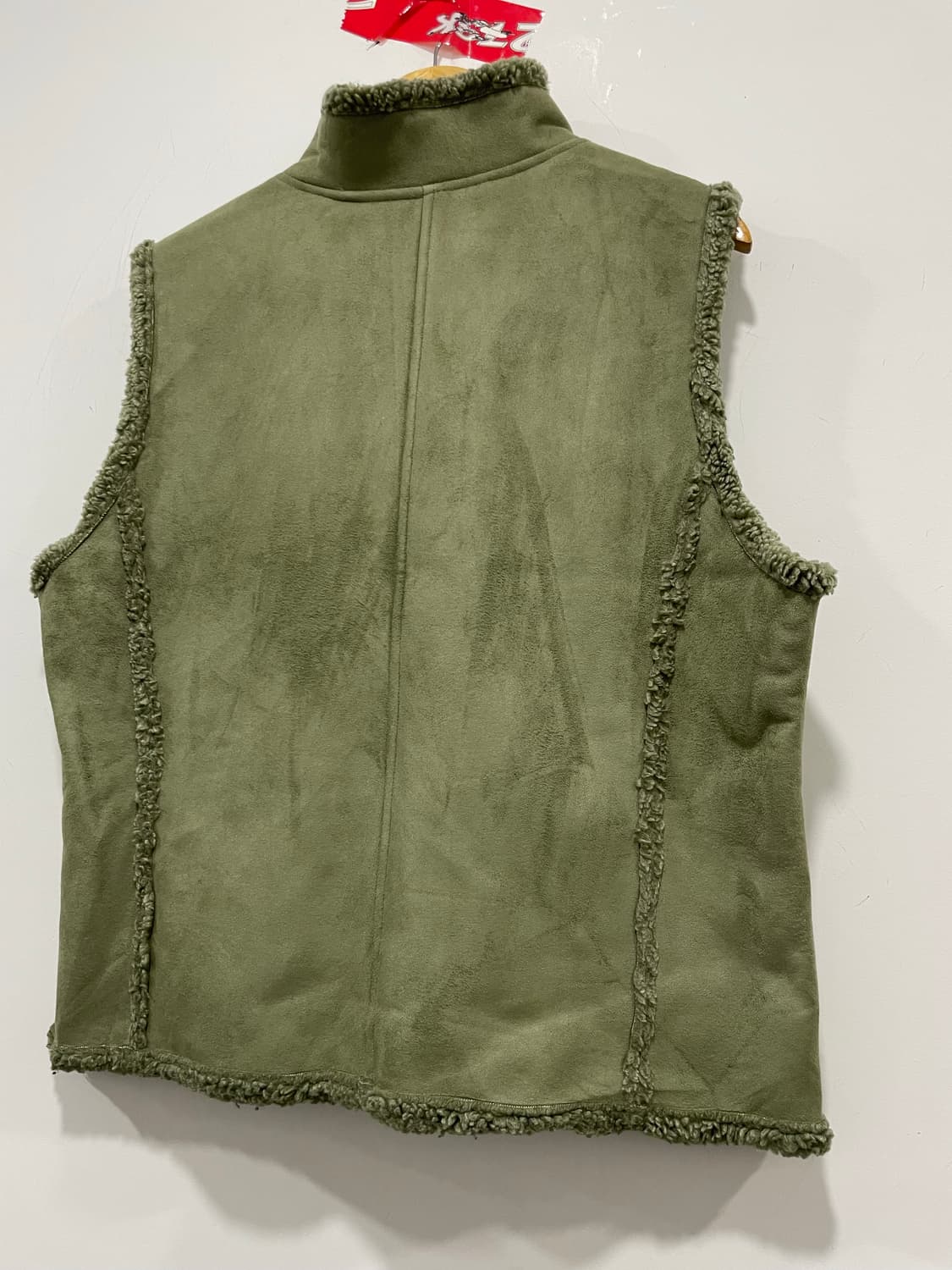 (빈티지)LL Bean 엘엘빈 베스트 퍼 트리밍 셰르파 무스탕 베스트 상품이미지7