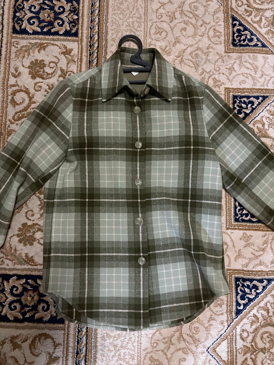 아르켓 arket 울 체크 셔츠 상품이미지4