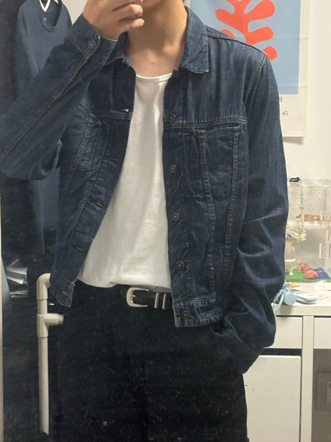 90‘s usa 엔가 데님자켓 상품이미지1