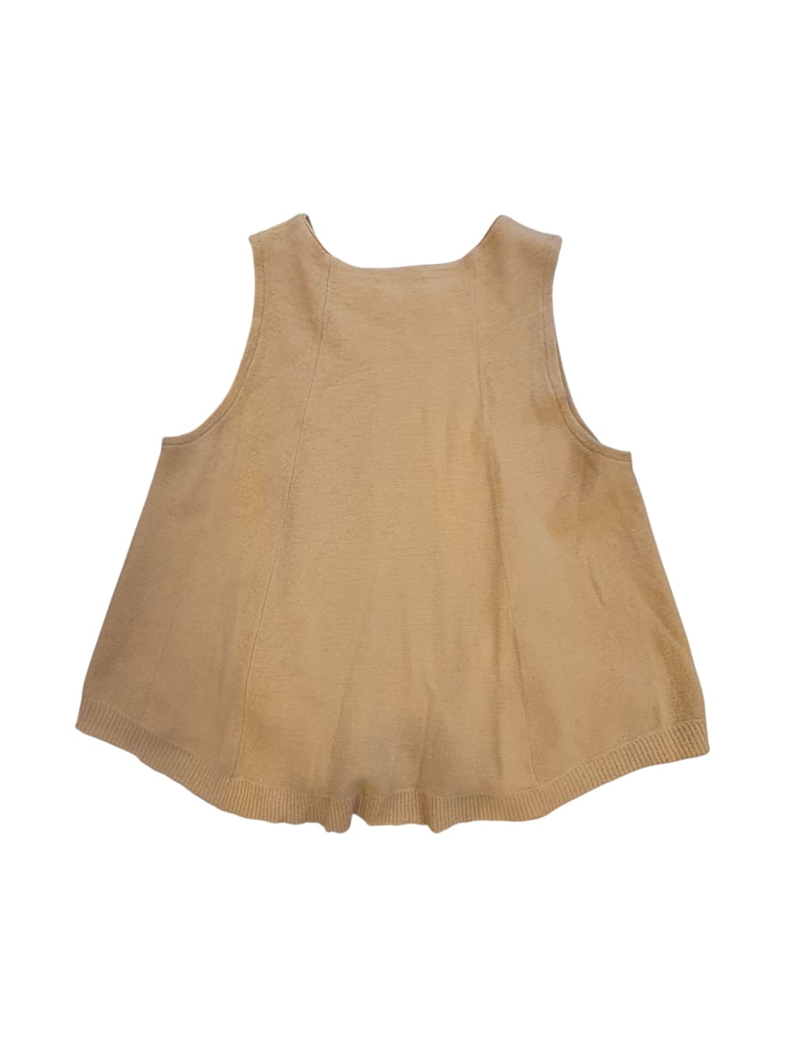 시스템 슬리브리스 니트 탑 상품이미지2