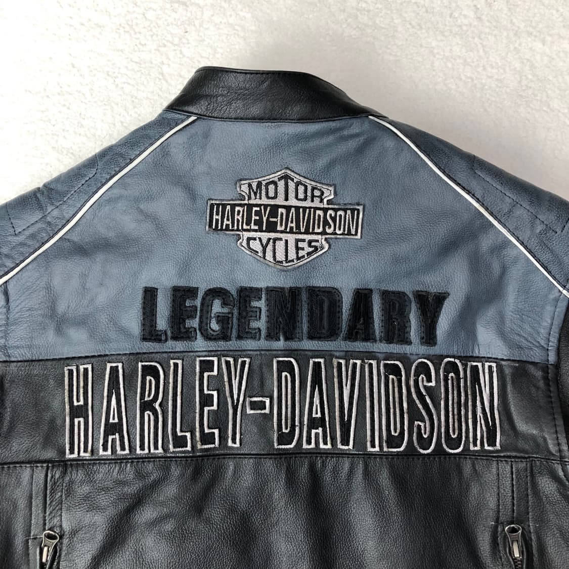 빈티지 할리데이비슨 패치 리얼 레더자켓  상품이미지6